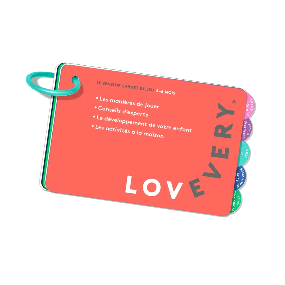 Lovevery Play Guide 5-6 Monate Heft Französisch