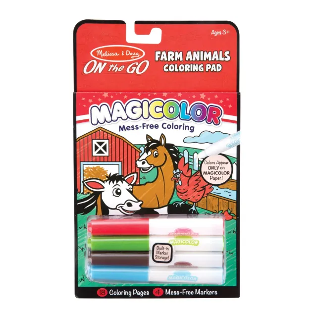 Melissa & Doug On the Go Magicolor Farm Malbuch Bauernhof