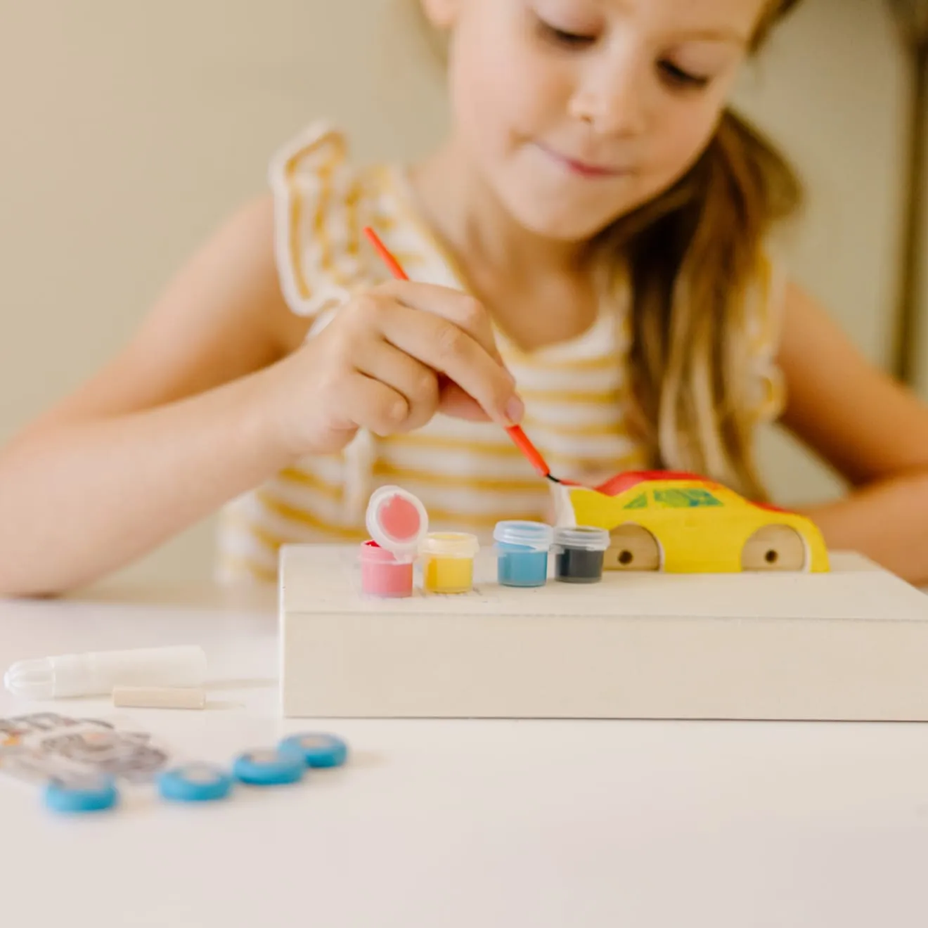 Melissa & Doug Created by Me! Race Car Bastelset Holz ab 4 Jahre