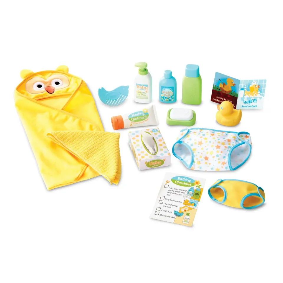 Melissa & Doug Mine to Love Wickel- und Badeset 19-teilig