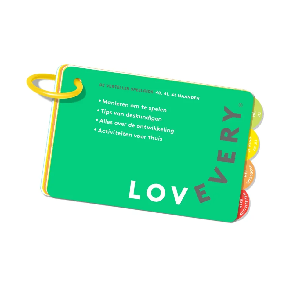 Lovevery Play Guide 40-42 Spielanleitung Niederländisch