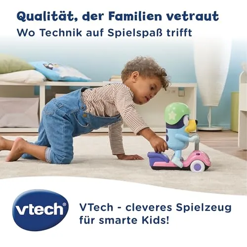 VTech Bluey Scooterabenteuer Spielzeug Deutsch ab 3 Jahren
