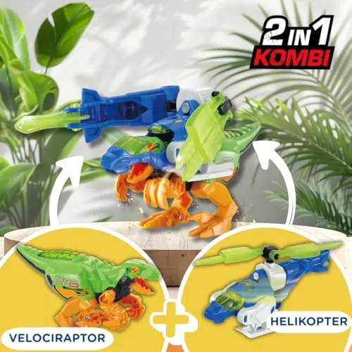 VTech Switch & Go Dinos Velociraptor Helikopter 2-in-1
