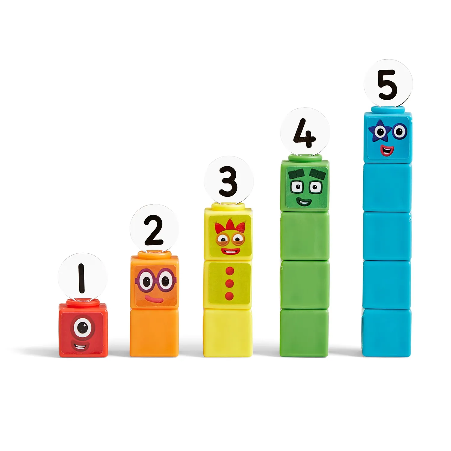 Learning Resources Numberblocks Expresszug Würfelset 21 Teile zählen