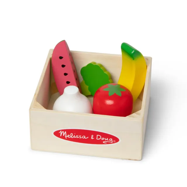 Melissa & Doug Food Groups Obst Gemüse Holzset