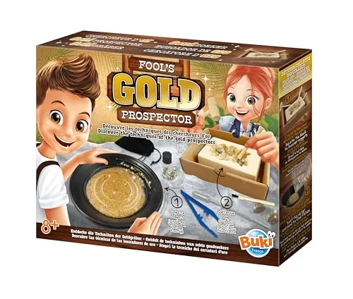 Buki 443 Goldgräber Experimentierkasten mit Pyrit-Nuggets