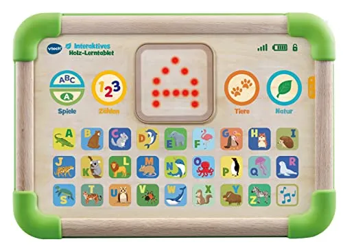 VTech Holz-Lerntablet interaktiv FSC ab 1 Jahr 26 Tasten