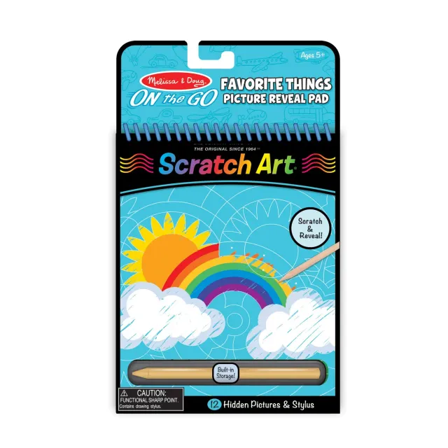 Melissa & Doug Scratch Art Kratzblock Lieblingssachen
