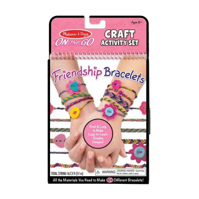 Melissa & Doug On the Go Crafts Freundschaftsarmbänder Bastelset