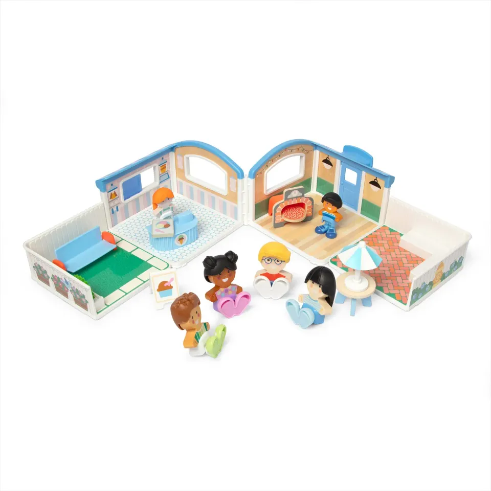 Melissa & Doug Cheery Lane Spielset Pizza Eis Restaurant