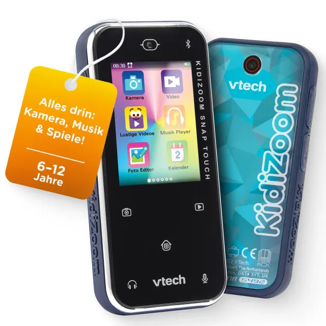 VTech KidiZoom Snap Touch Kinderkamera blau 5MP Touch