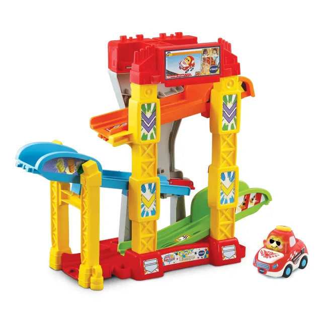 VTech Tut Tut Baby Flitzer 4-in-1-Rampe Autorampe Rennauto Start