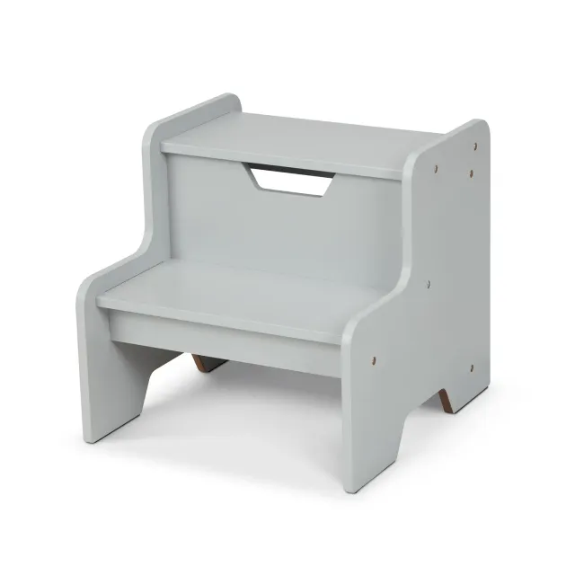 Melissa & Doug Tritthocker Holz 2-stufig grau bis 45 kg