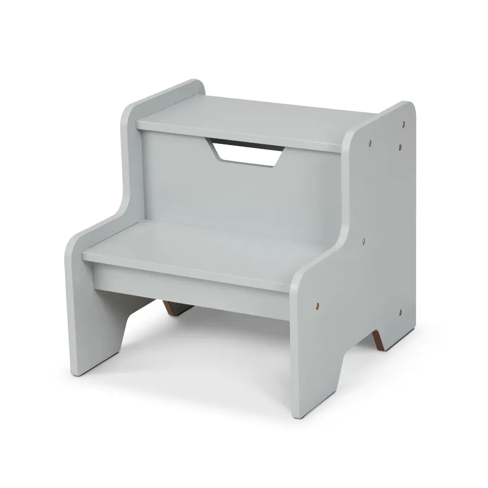 Melissa & Doug Tritthocker Holz 2-stufig grau bis 45 kg