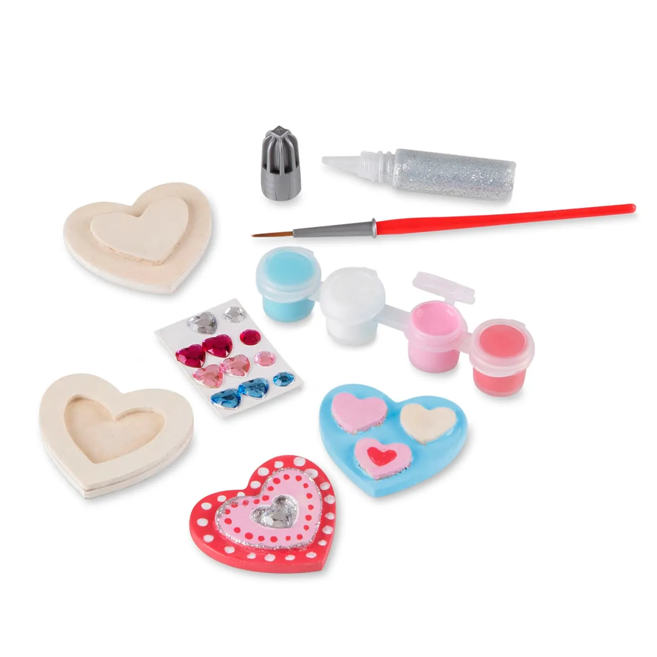 Melissa & Doug Created by Me Herz-Magnete Bastelset Holz