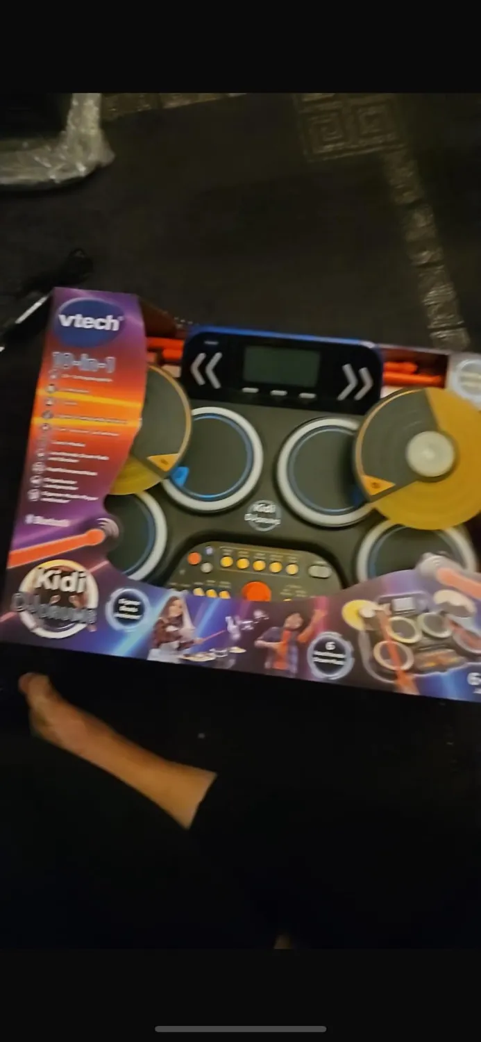Vtech Kidi DJ Drums Schlagzeug elektronisch mit Bluetooth 6-12 J.