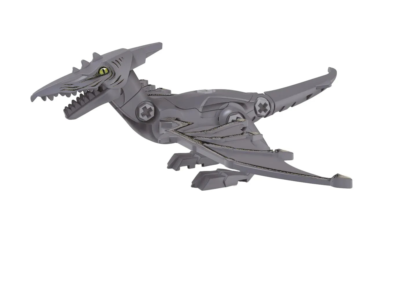 Buki 2136 Dinosaurier Bausatz 3er-Set beweglich ab 4 Jahre
