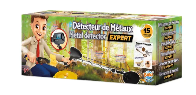 Buki KTD2000 Metalldetektor Expert für Kinder ab 9 Jahren