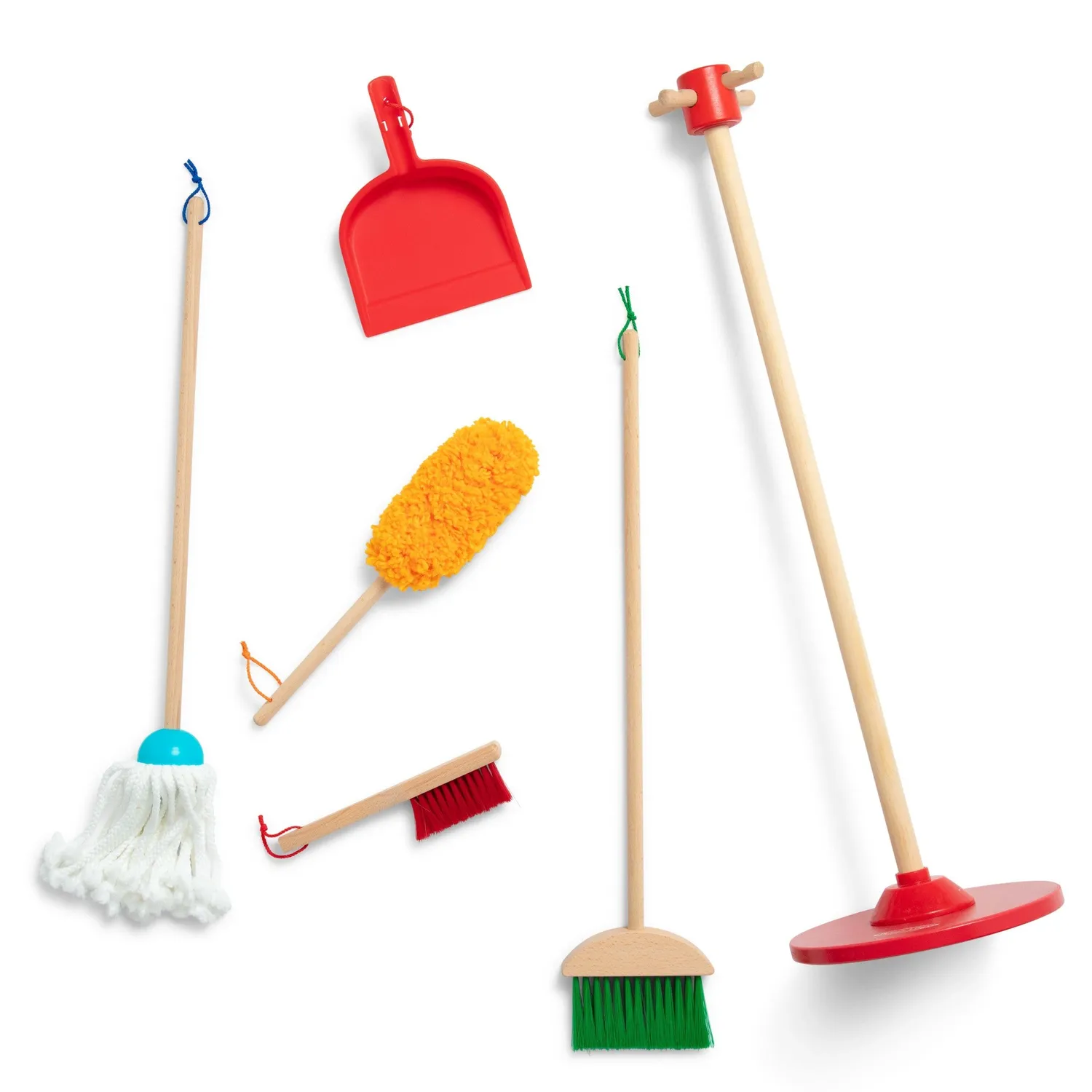 Melissa & Doug Dust Sweep Mop Kinder Kehrset 6-teilig