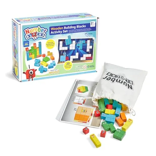 Learning Resources Numberblocks Kit Holzspielzeug 28 Teile Zählen