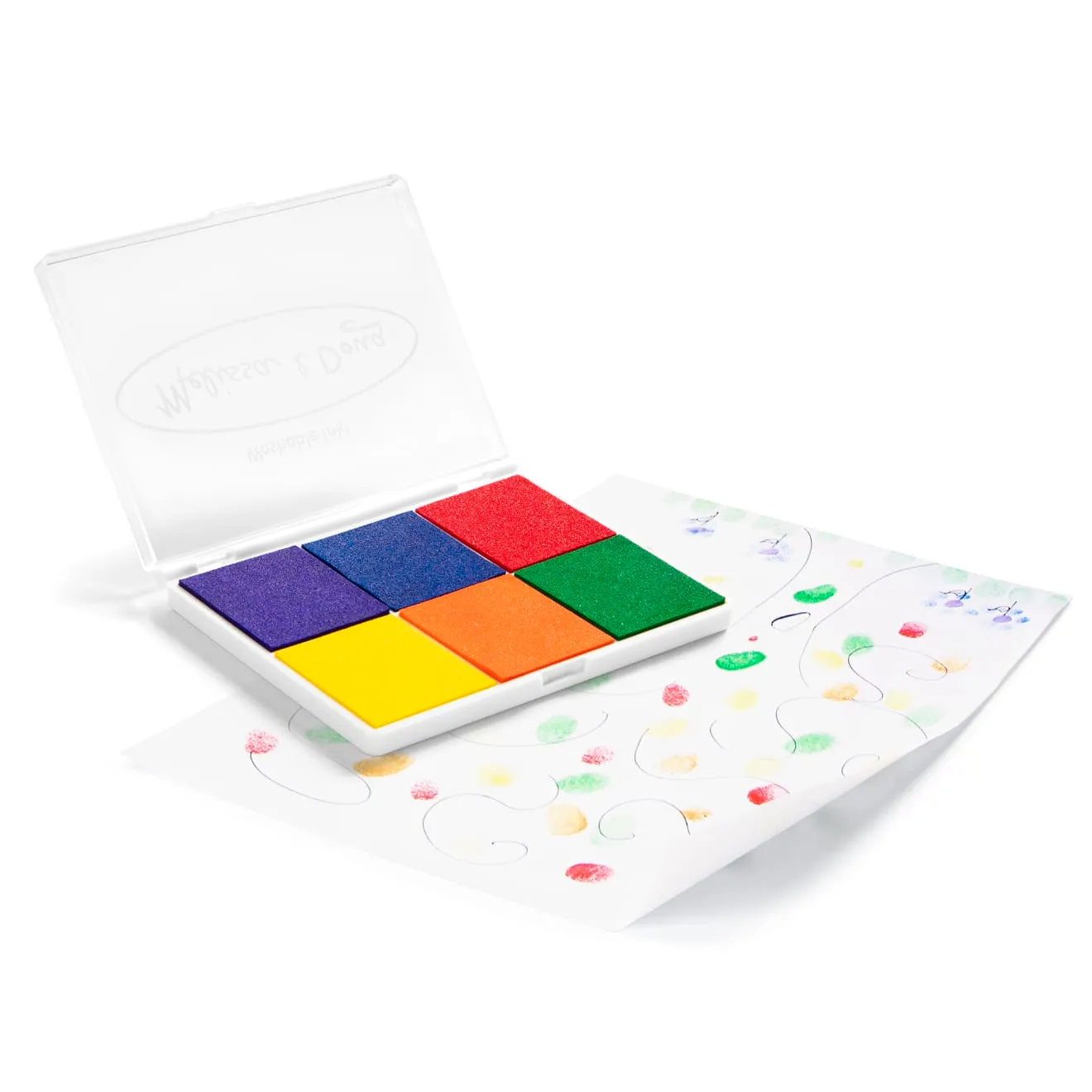 Melissa & Doug Rainbow Stempelkissen 6-farbig waschbar