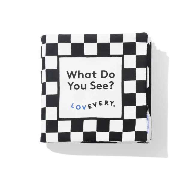 Lovevery Looker What Do You See Stoffbuch Kontrast