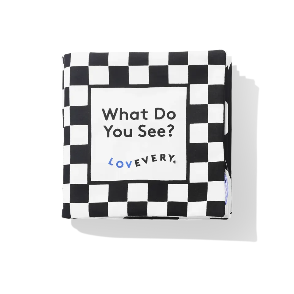 Lovevery Looker What Do You See Stoffbuch Kontrast