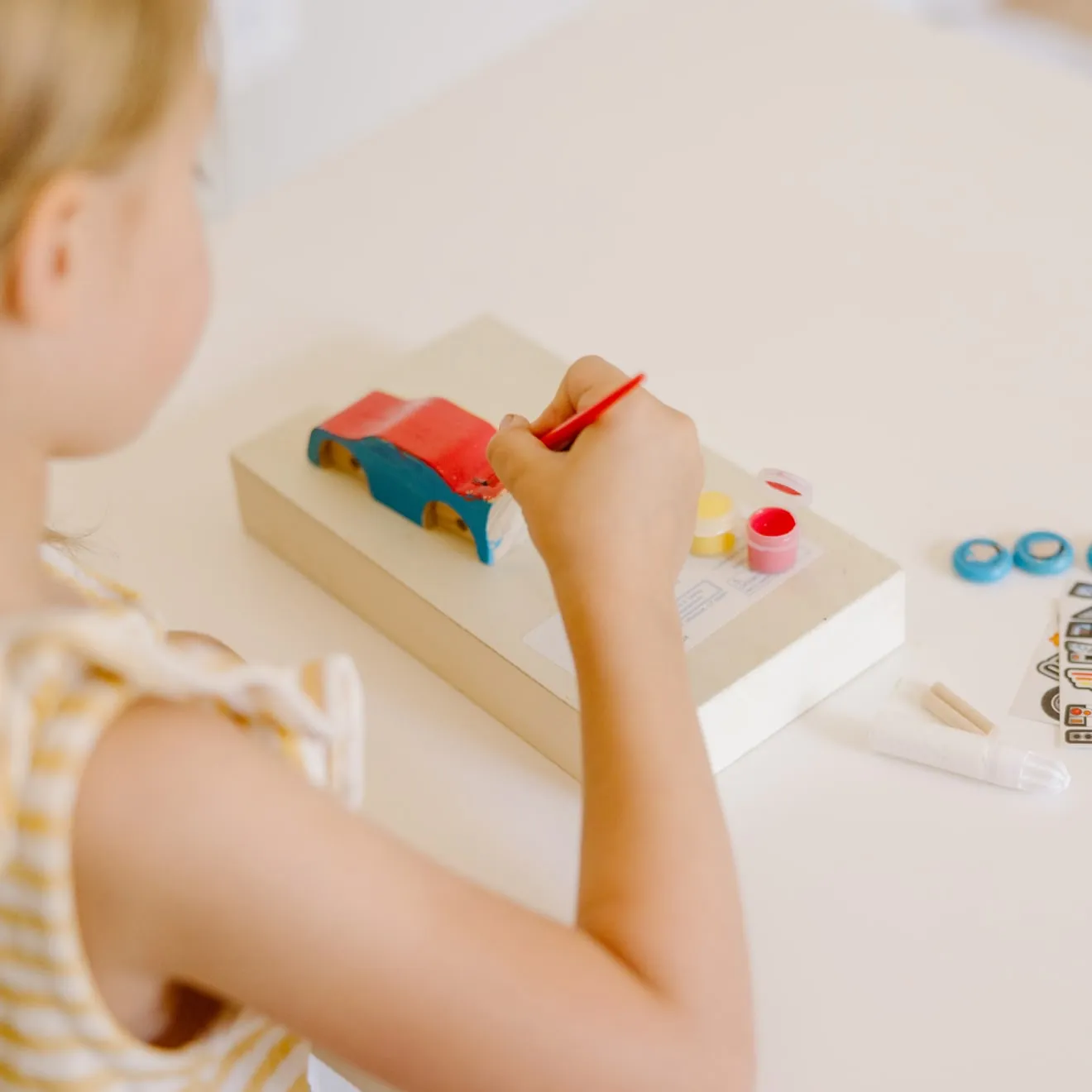 Melissa & Doug Created by Me! Race Car Bastelset Holz ab 4 Jahre