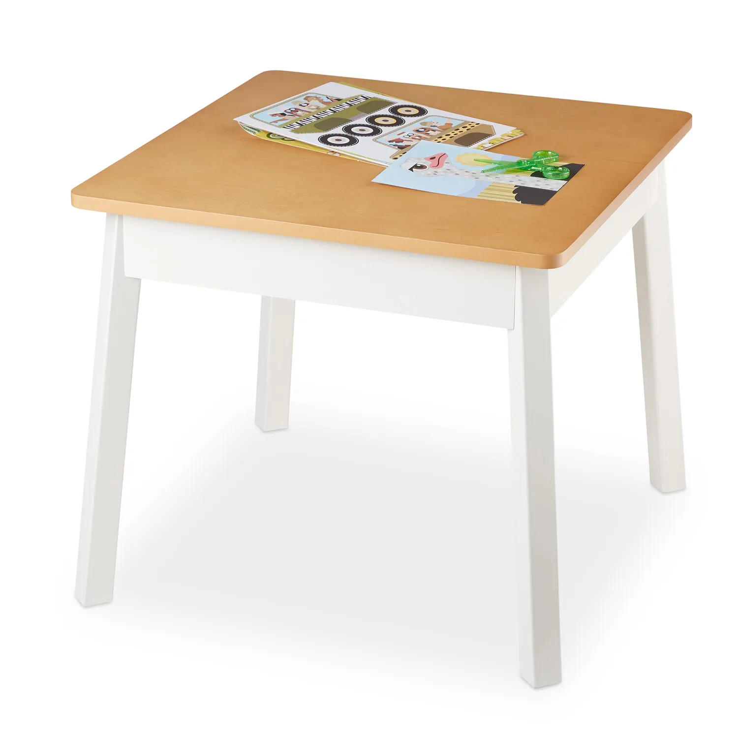 Melissa & Doug Wooden Square Table Kindertisch Holz eckig