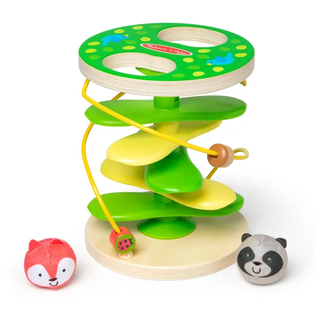 Melissa & Doug Rollables Treehouse Twirl Kugelbahn Holz