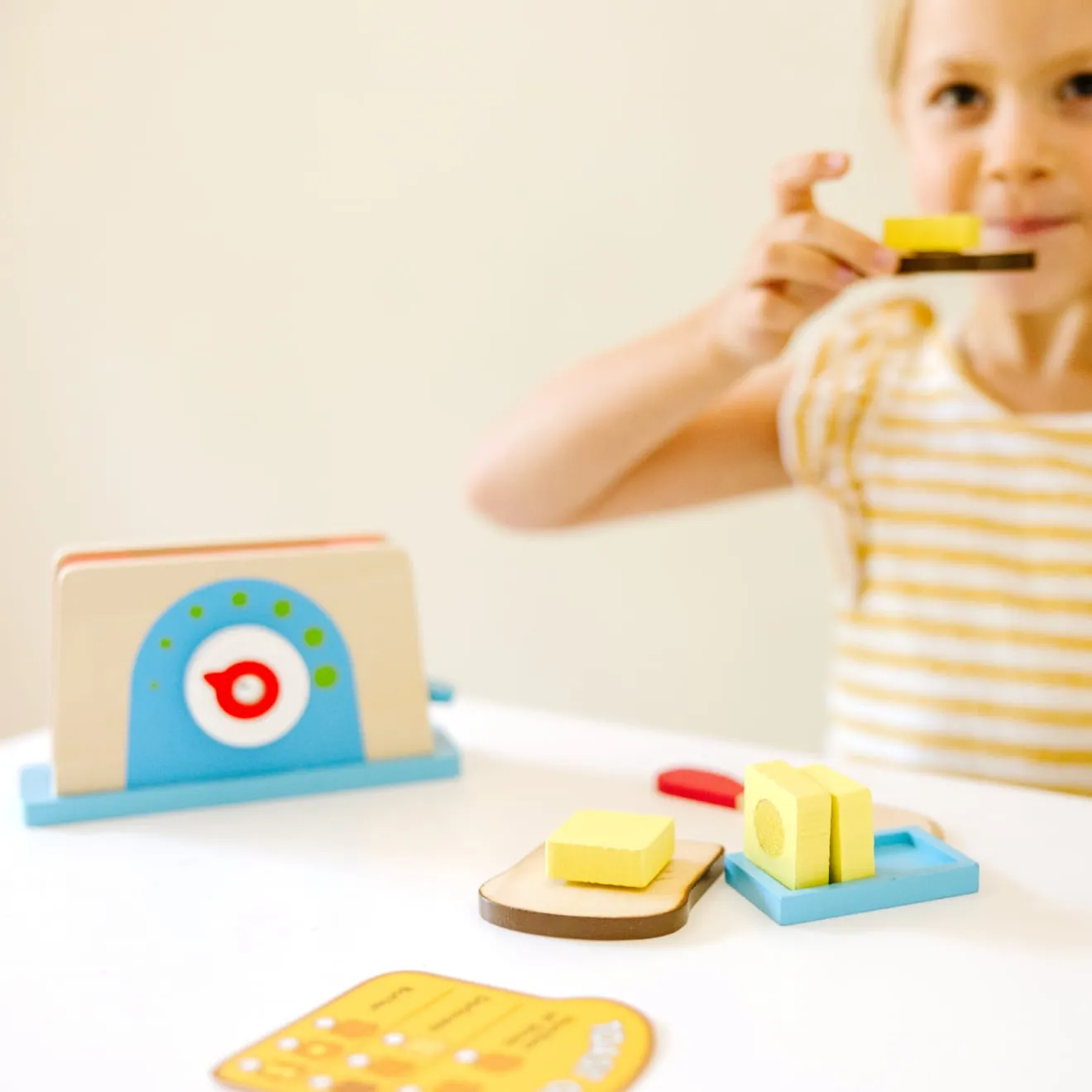 Melissa & Doug Bread & Butter Toast Spielset Holz ab 3 Jahren