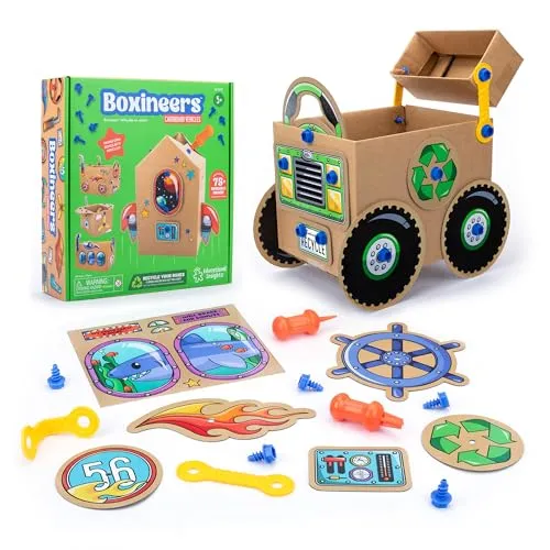 Learning Resources Boxineers Pappfahrzeuge Bastelset ab 5 Jahren