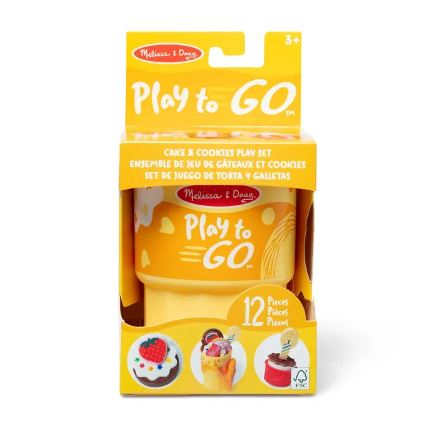 Melissa & Doug Play to Go Cake & Cookies Backset 12-teilig