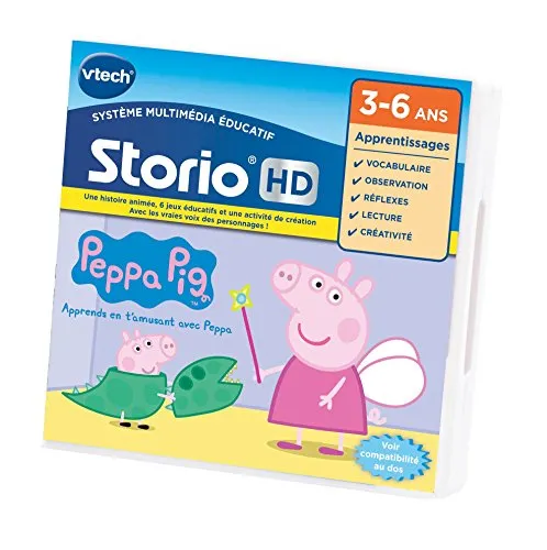 VTech Storio Peppa Pig Lernspiel für Storio Max TV