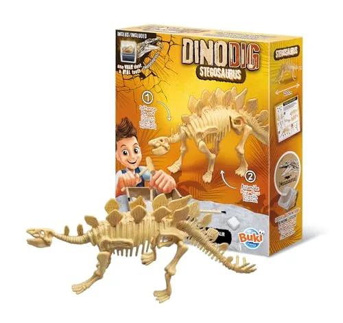 Buki France 445STE Ausgrabungsset Stegosaurus 20 cm ab 8 Jahren
