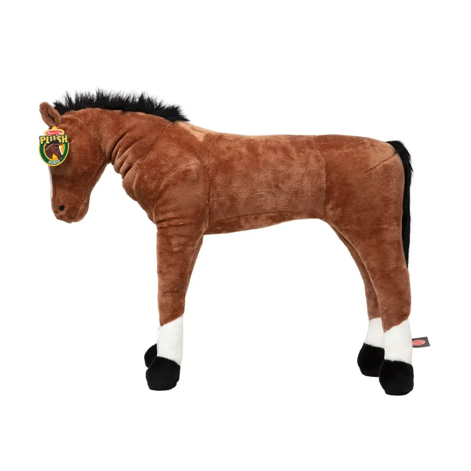 Melissa & Doug Horse Giant Plüschtier Pferd braun 76 cm
