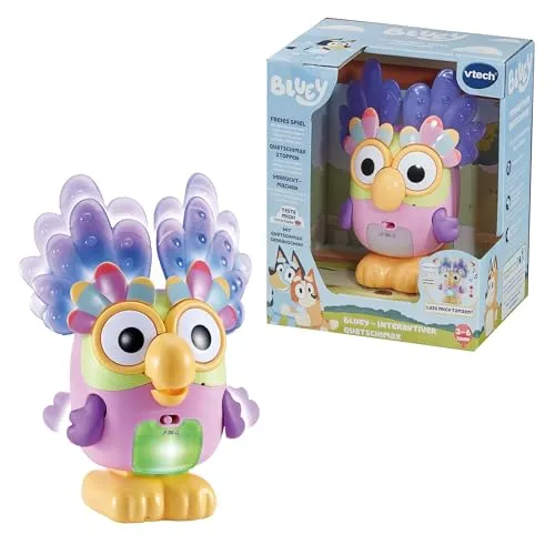 VTech Bluey Interaktiver Quatschimax Figur mit Musik