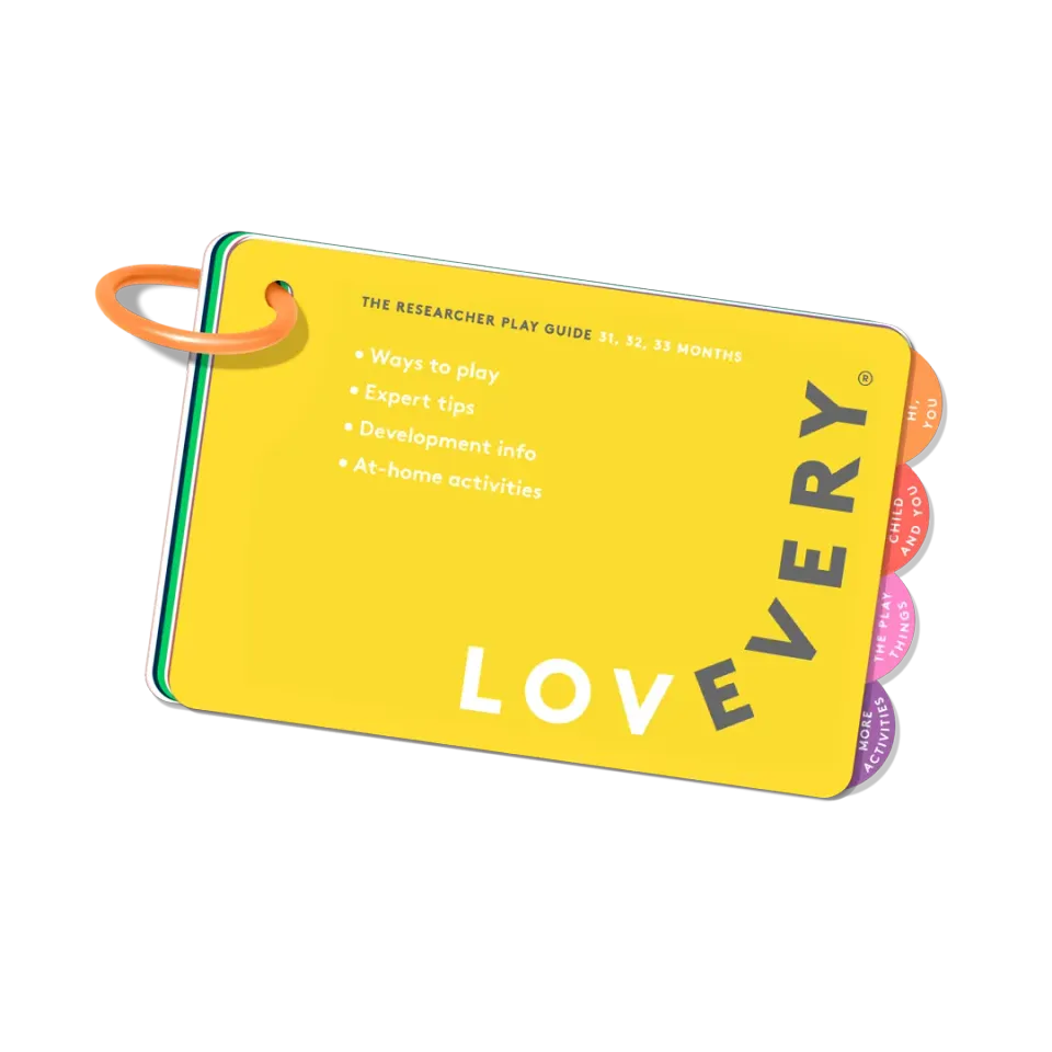 Lovevery Play Guide 31 32 33 Monate Heft Englisch