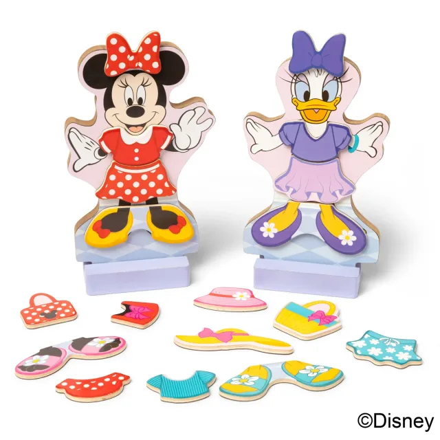 Melissa & Doug Minnie Daisy Magnet Anziehspiel Holz