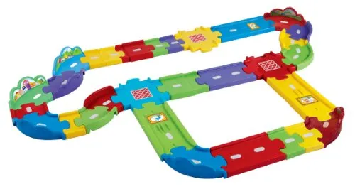 VTech Tut Tut Baby Flitzer Straßen-Erweiterungsset groß Schienen-Set englisch