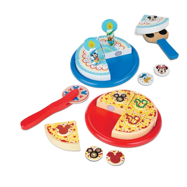 Melissa & Doug Mickey Mouse Pizza & Kuchen Spielset Holz