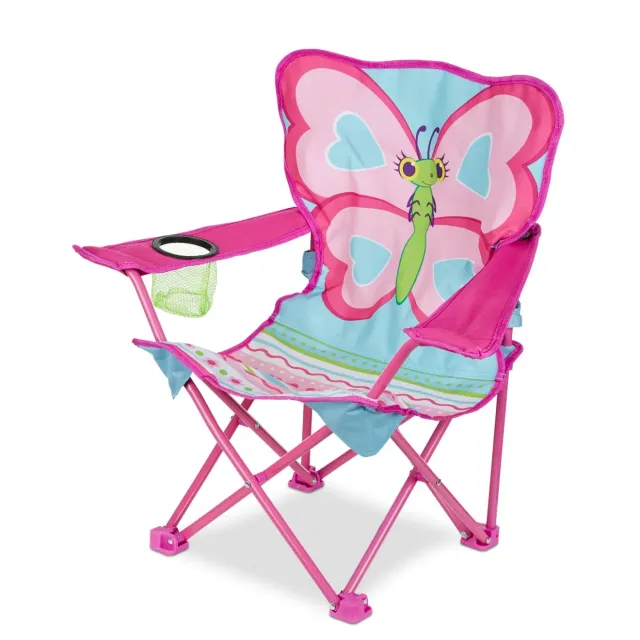 Melissa & Doug Cutie Pie Butterfly Camp Chair Faltstuhl Schmetterling