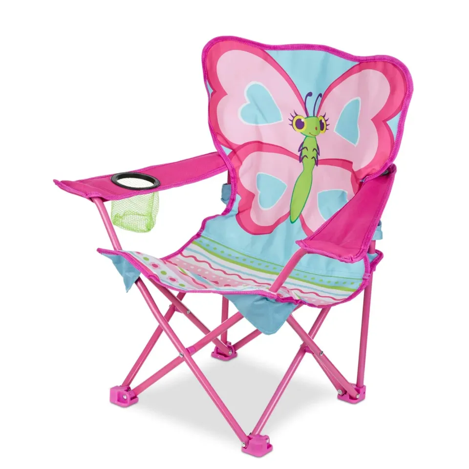Melissa & Doug Cutie Pie Butterfly Camp Chair Faltstuhl Schmetterling