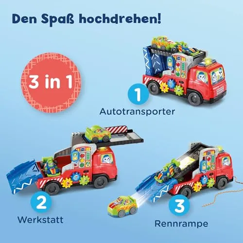 VTech Baby Autotransporter Abschleppwagen mit 2 Autos