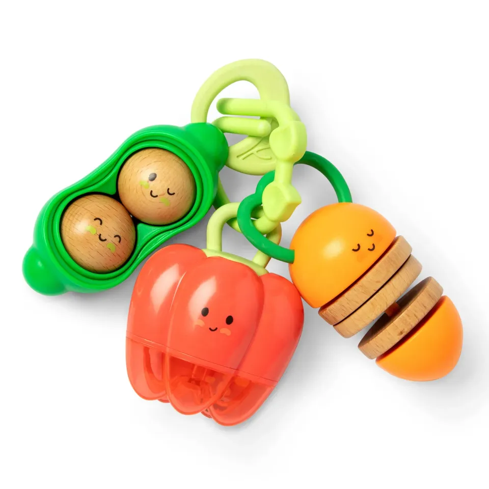 Melissa & Doug Veggie Rattles Rasselset Gemüse 3tlg
