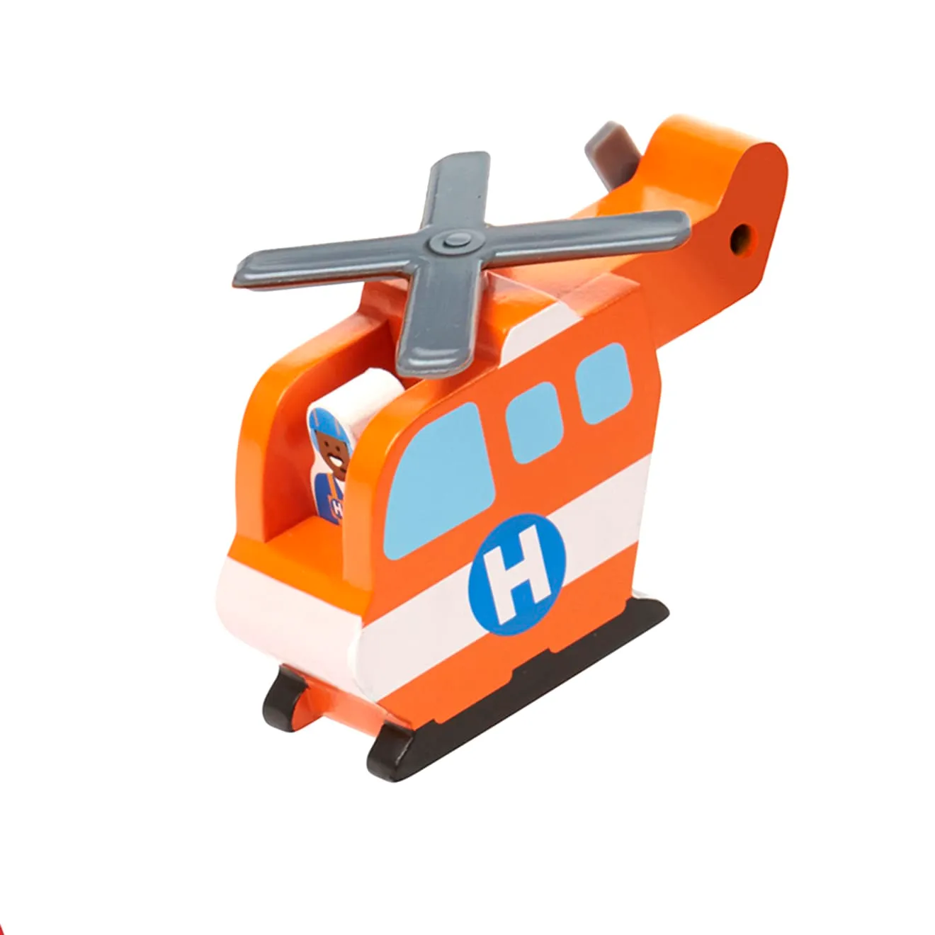 Melissa & Doug Emergency Vehicle Set Holzautos 4er Set Holz