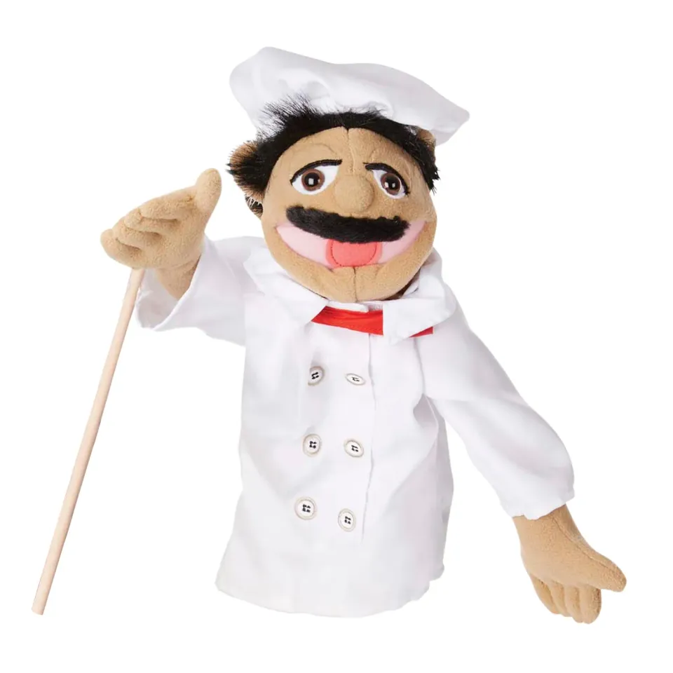 Melissa & Doug Al Dente Koch Handpuppe Plüsch 38 cm