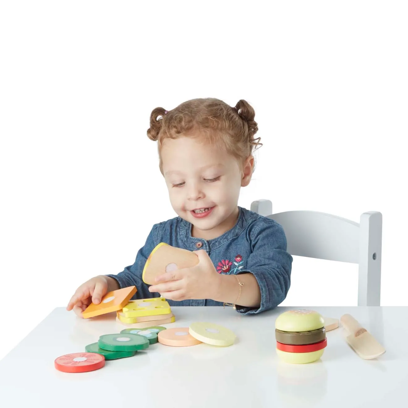 Melissa & Doug Sandwich Making Set Spielessen Holz 16-teilig