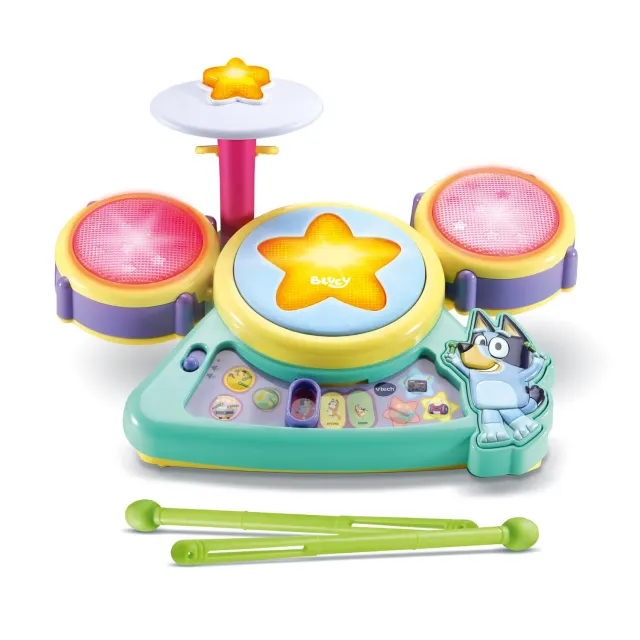VTech Bluey Interaktives Schlagzeug Französisch ab 3 Jahren