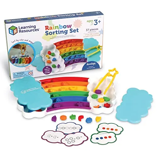 Learning Resources Regenbogen Sortierset 37-teilig ab 3